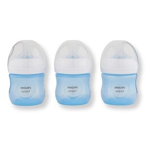 9 Philips Avent Baby Bottles W/O nipples